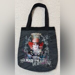 🖤 Disney The Mad Hatter Tote Bag | Alice in Wonderland | Shoulder Bag